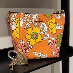 Tory Burch McGraw Printed Hobo Bag